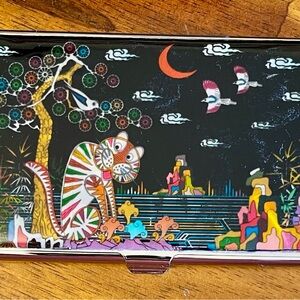 Colorful Artistic Card Holder